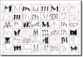Calligraphy & lettering by Margaret Morgan: Beginning: T S Eliot